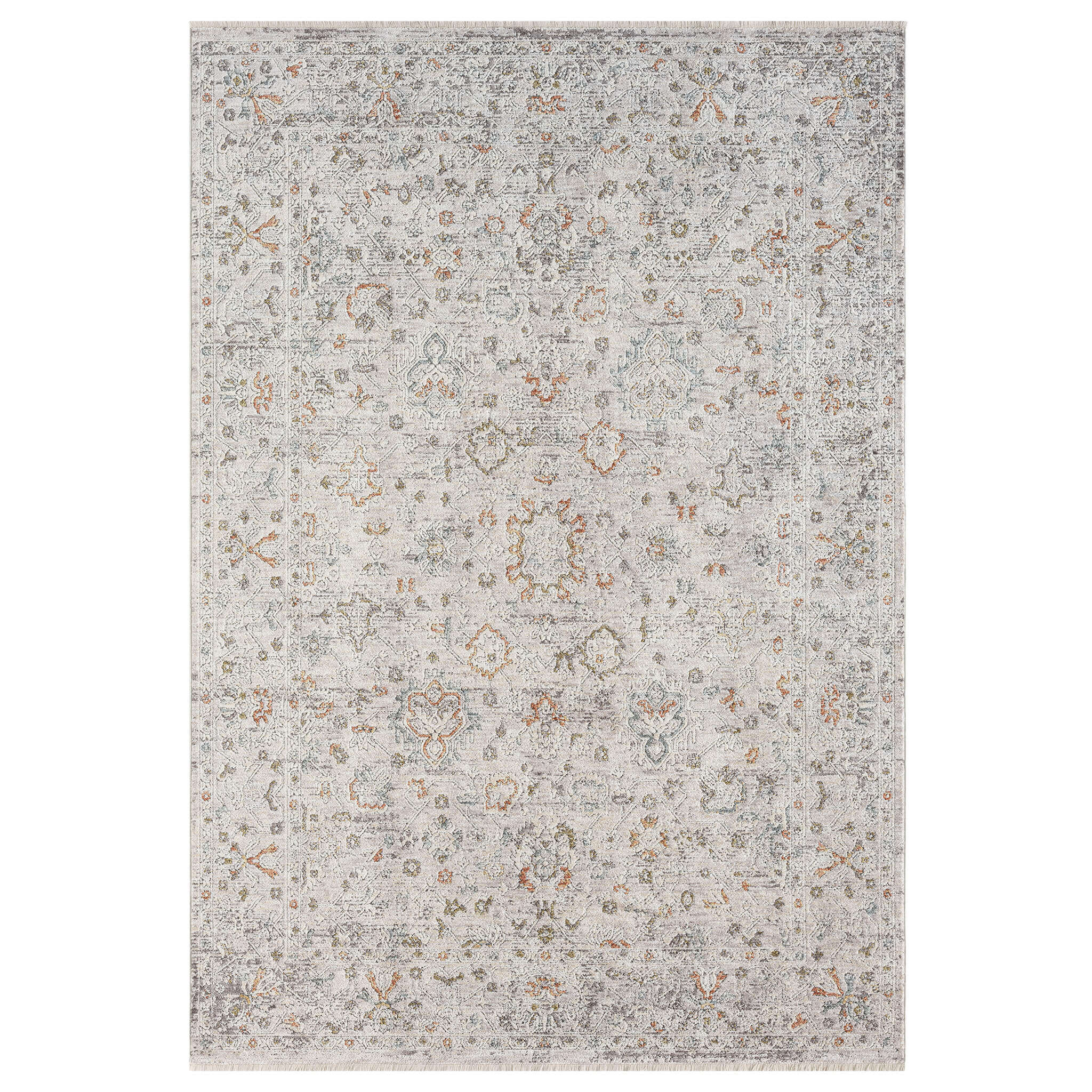 Adelia 638 Ivory – Soft Textured Turkish Rug (Cream)