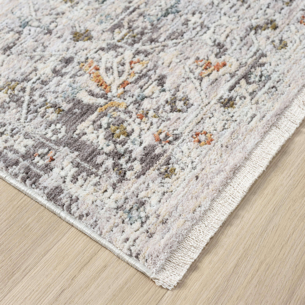 Adelia 638 Ivory – Soft Textured Turkish Rug (Cream)