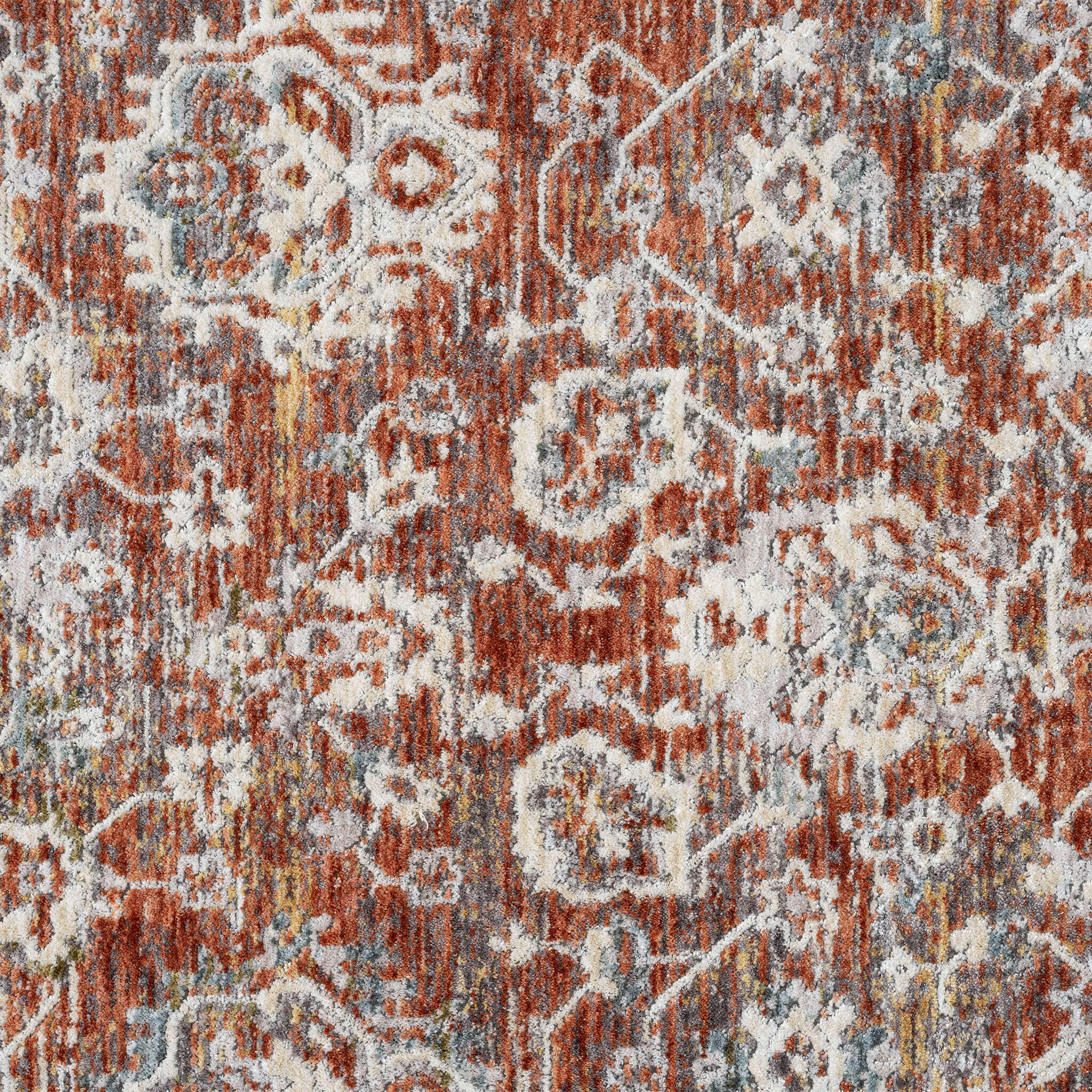 Adelia 648 Terra offers a soft, shed-resistant pile with short fringes and anti-static ease. Power-loomed in Türkiye for durable, elegant everyday living.