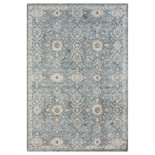 Adelia 649 Denim offers a soft, shed-resistant pile with short fringes and anti-static ease. Power-loomed in Türkiye for durable, elegant everyday living.