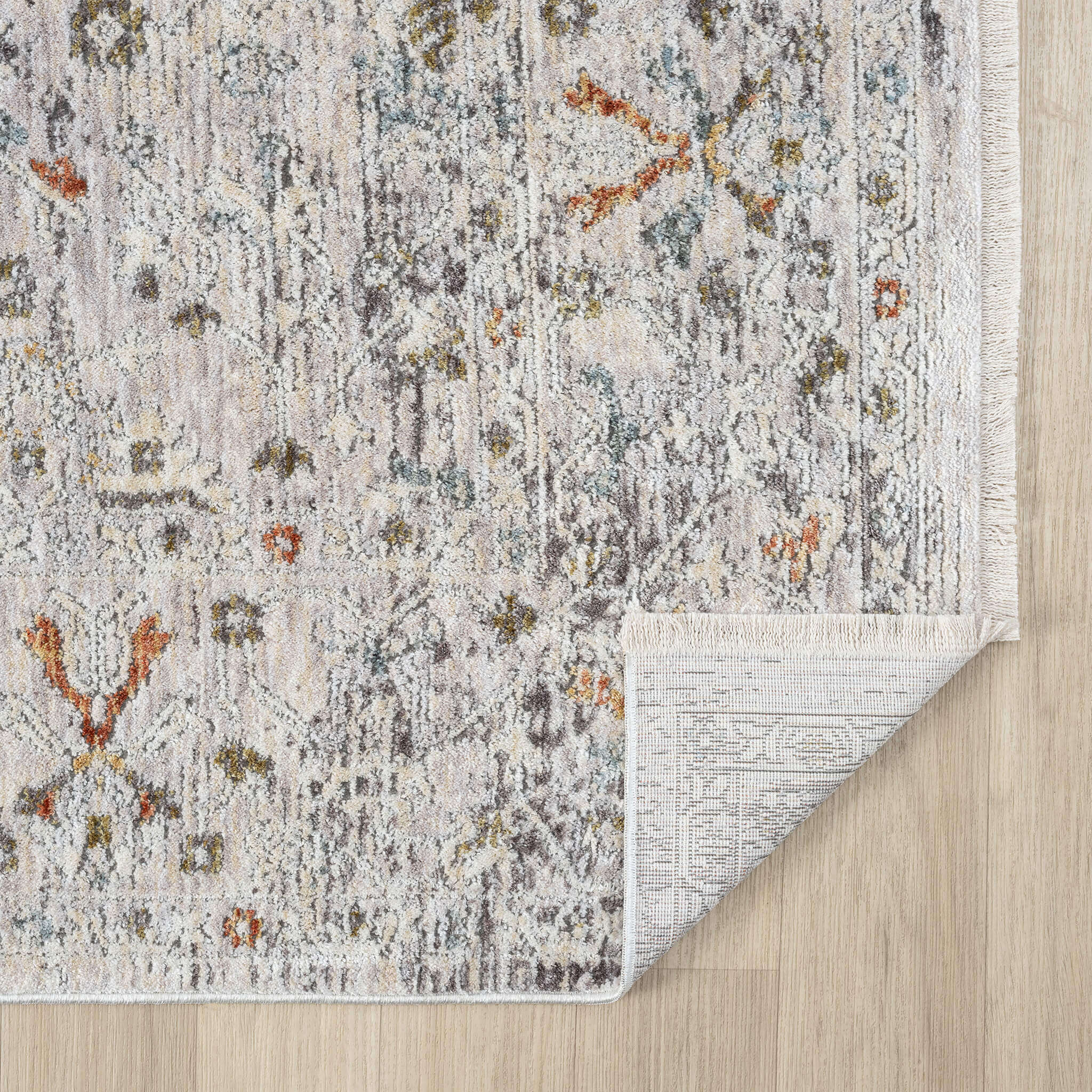 Adelia 638 Ivory Runner – Soft, Shed-Resistant Hallway Rug