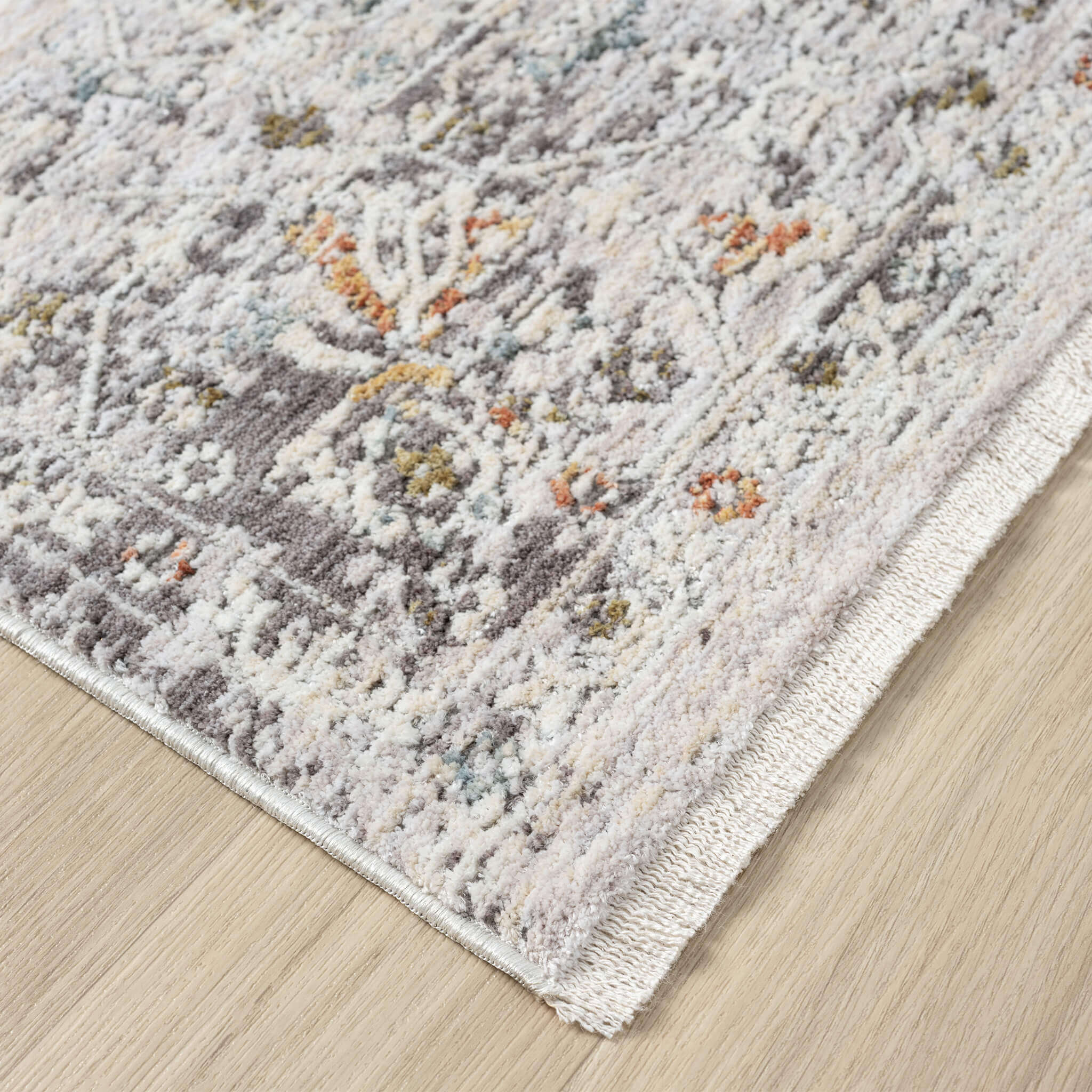 Adelia 638 Ivory – Soft Textured Turkish Rug (Cream)