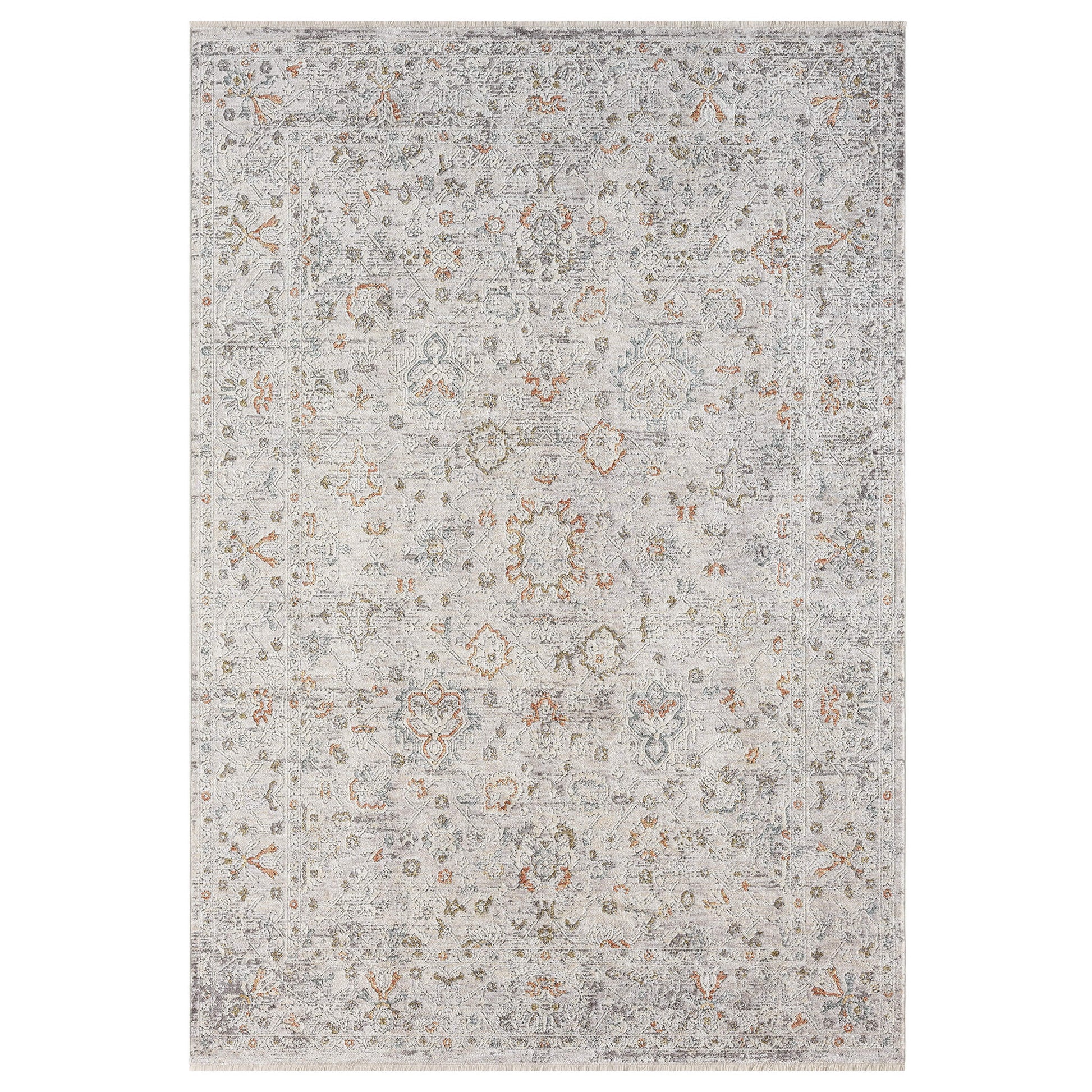 Adelia 638 Ivory – Soft Textured Turkish Rug (Cream)
