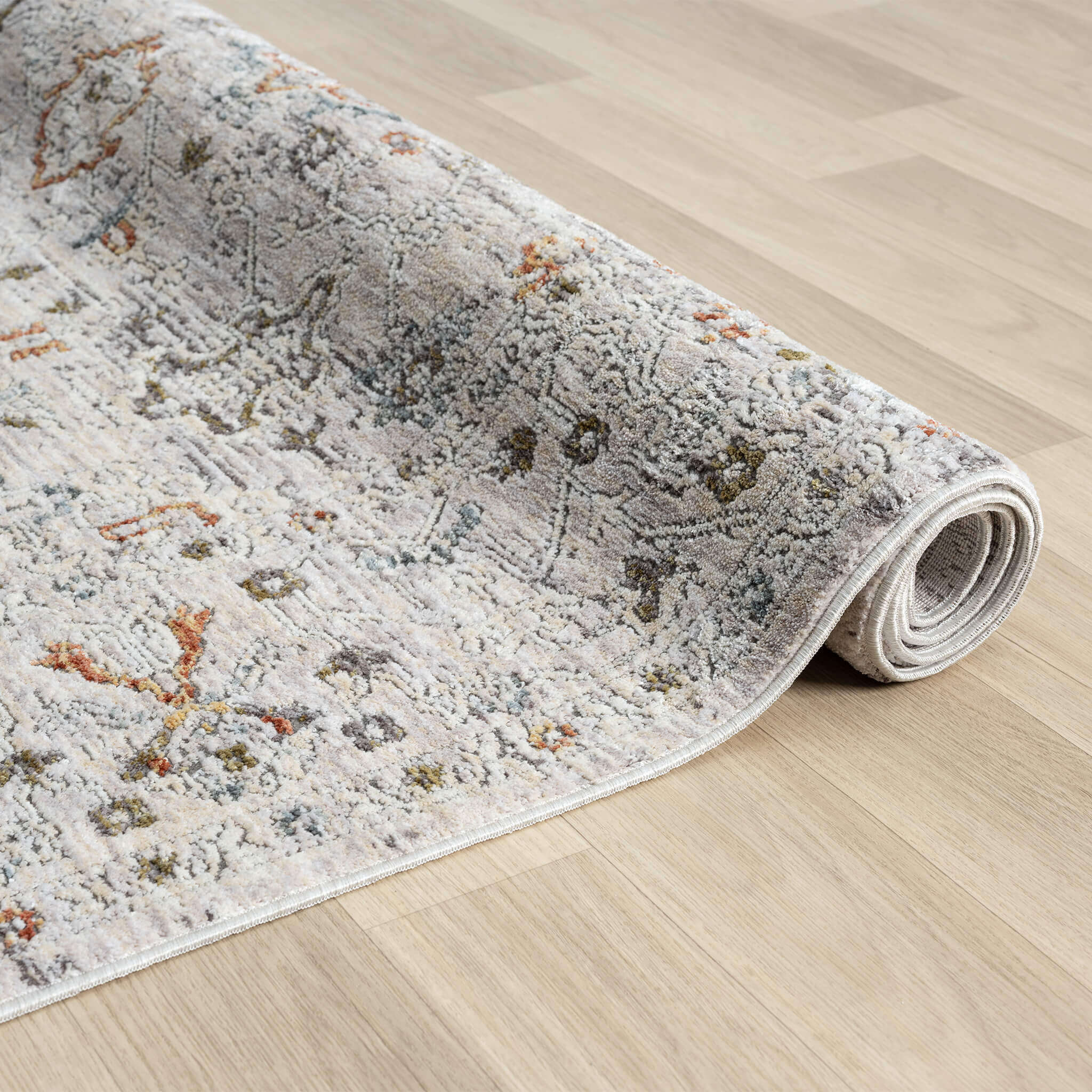 Adelia 638 Ivory – Soft Textured Turkish Rug (Cream)