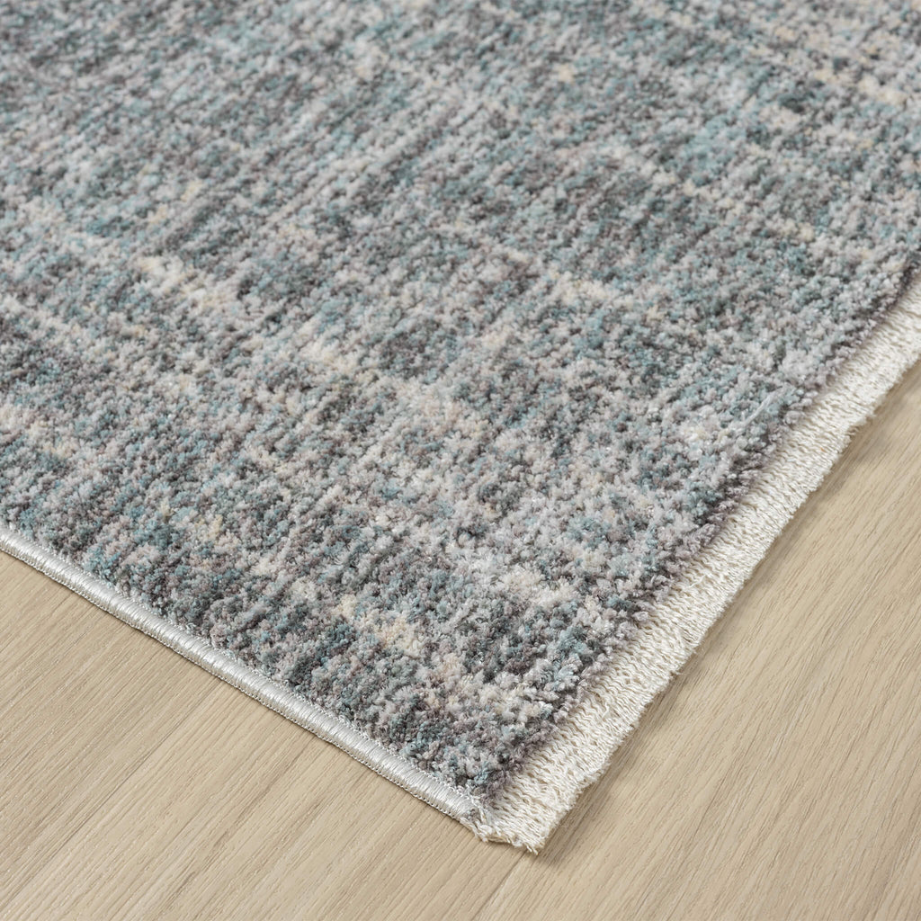 Adelia 646 Steel Runner with shed-resistant, anti-static pile and short fringes. Power-loomed in Türkiye for durable, easy-care hallway style