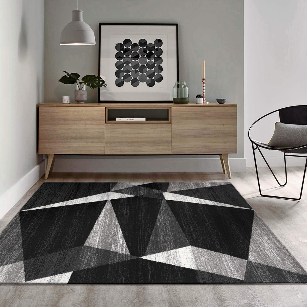 Adore 2301 Grey Turkish Rug lifestyle view