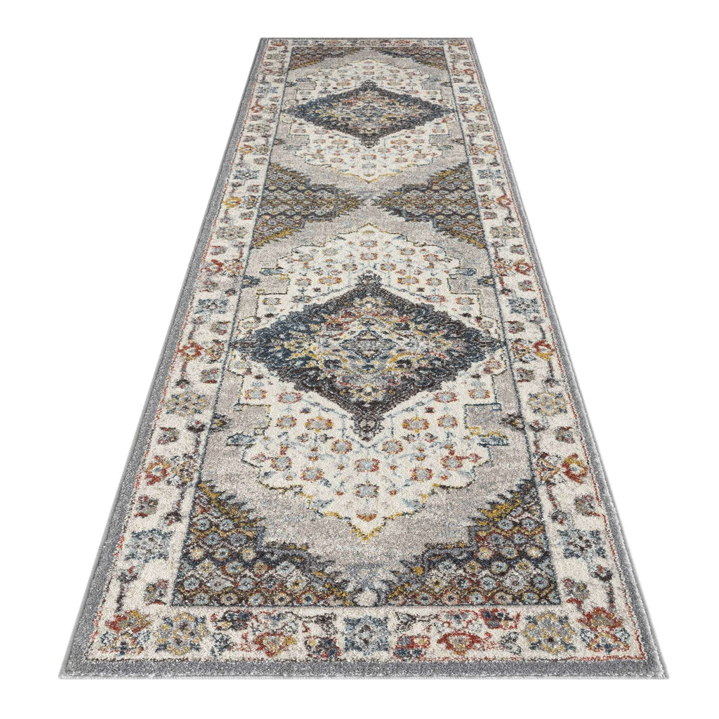 Adore 2304 Grey Hallway Hallway Runner lifestyle view