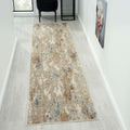 Amber 187 Taupe Runner styled in a furnished room