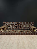 Arabian Majlis Brown Serenity – 5 Piece Arabic Floor Seating