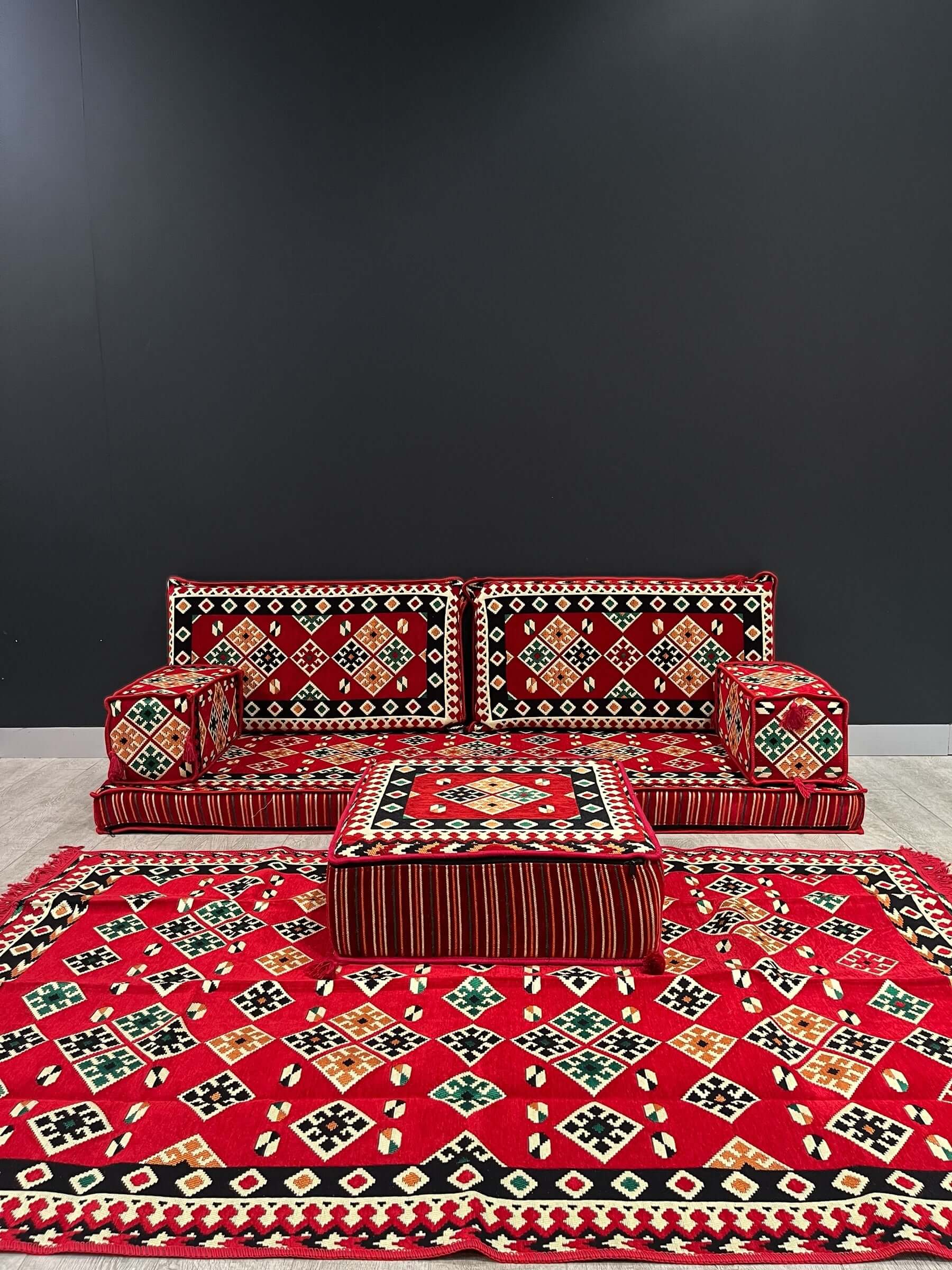 Arabian Majlis (Full Arabic Seat) Red Square