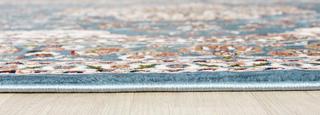 Asaryun Rugs H3846A Blue-Blue - Turkish Elegance