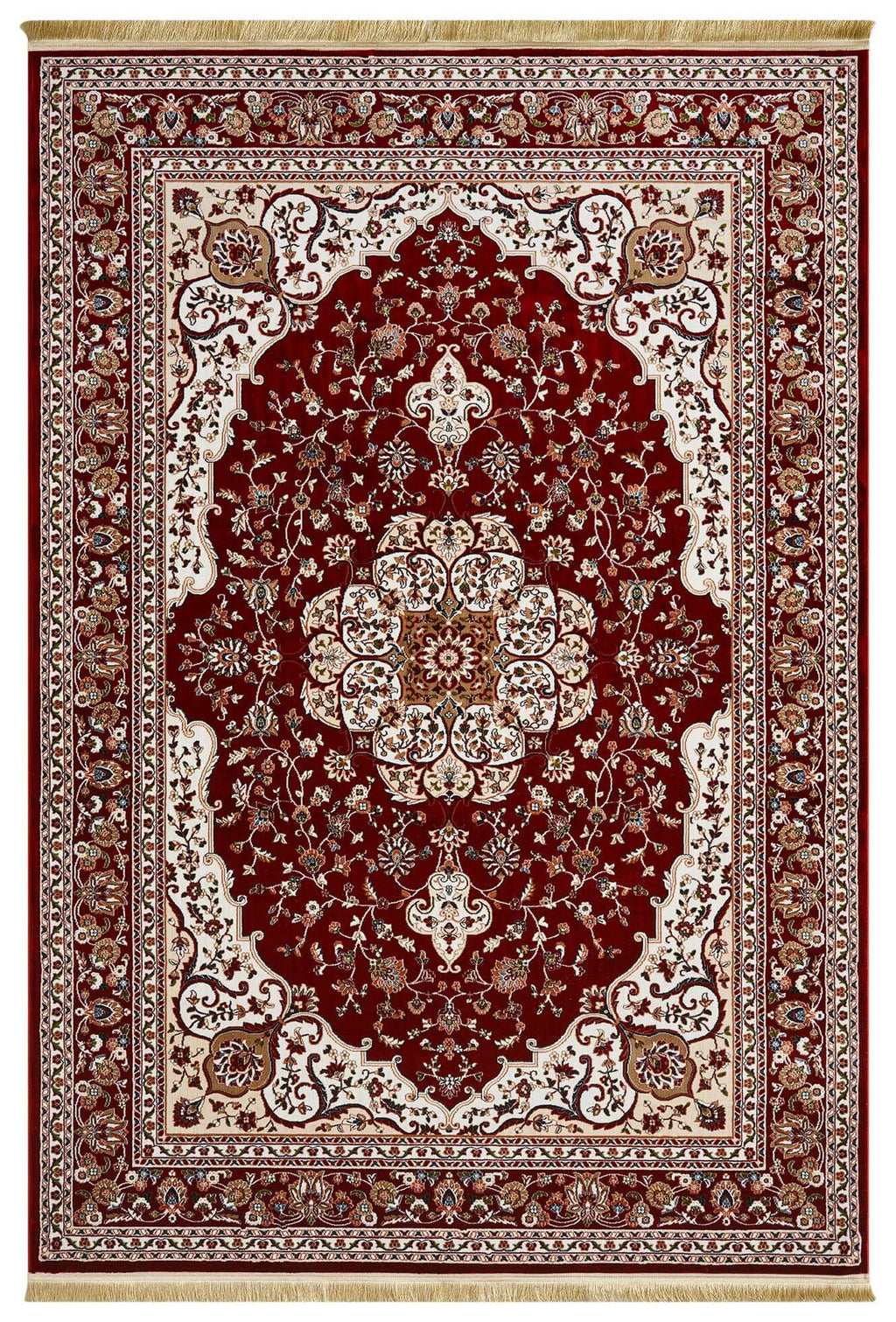 Asaryun Rugs H3846A Turkish Rug in Maroon - Elegant Design