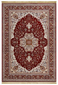 Asaryun Rugs H3846A Turkish Rug in Maroon - Elegant Design