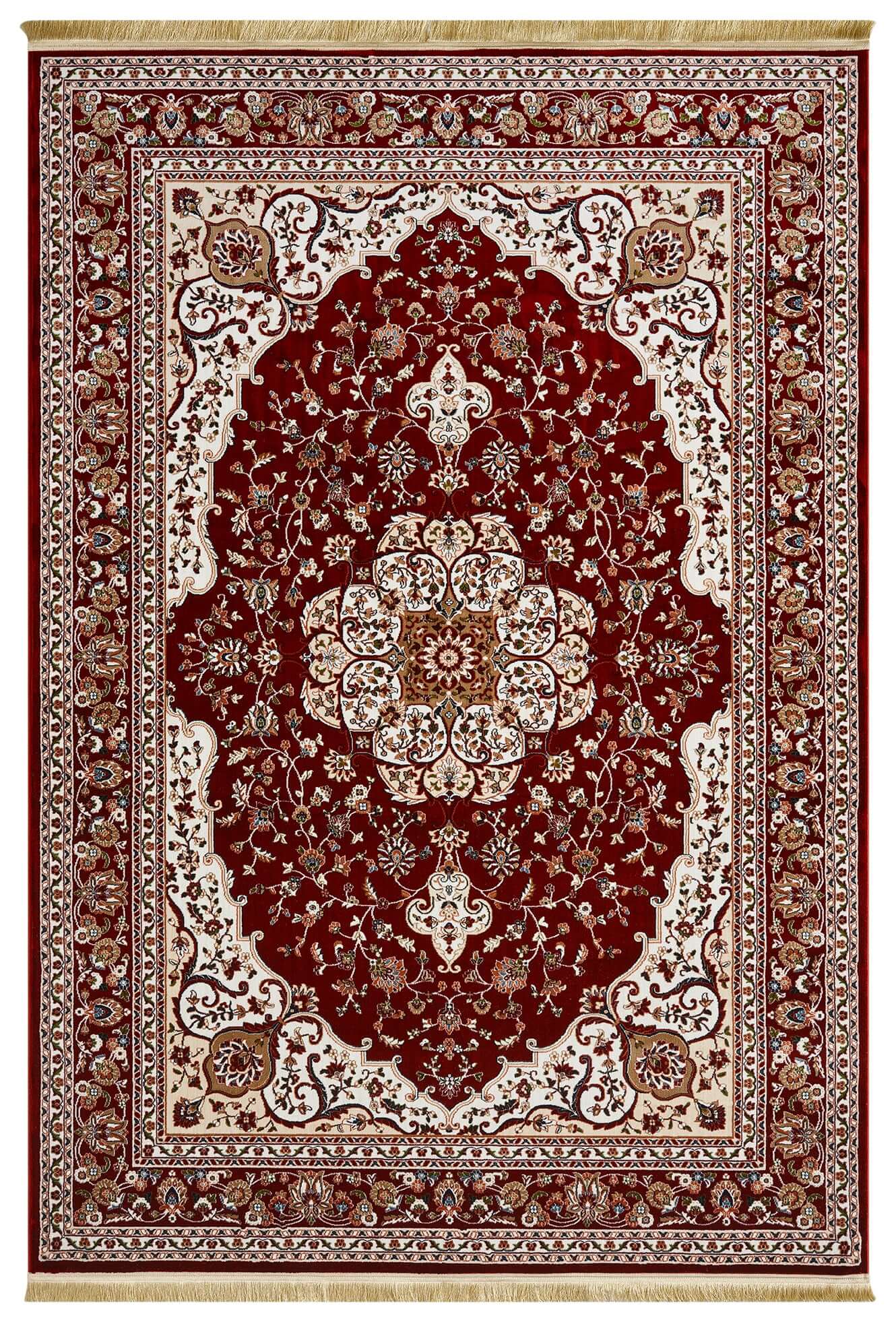 Asaryun Rugs H3846A Turkish Rug in Maroon - Elegant Design