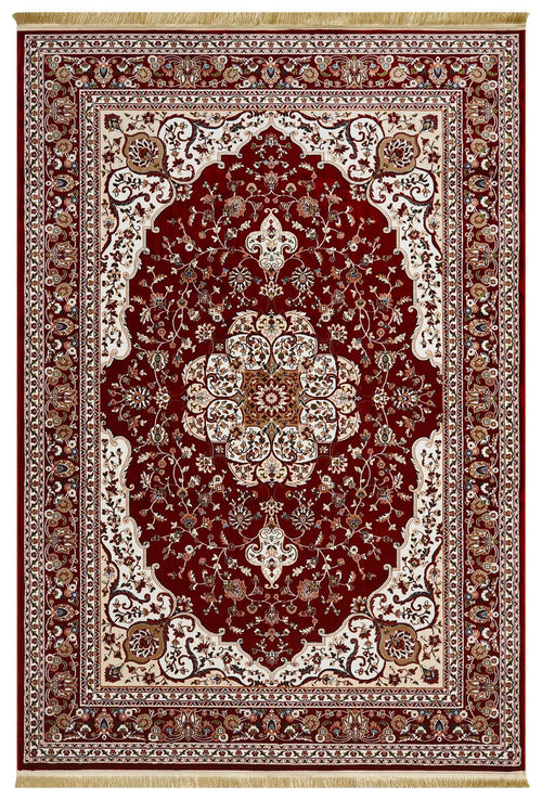 Asaryun Rugs H3846A Turkish Rug in Maroon - Elegant Design