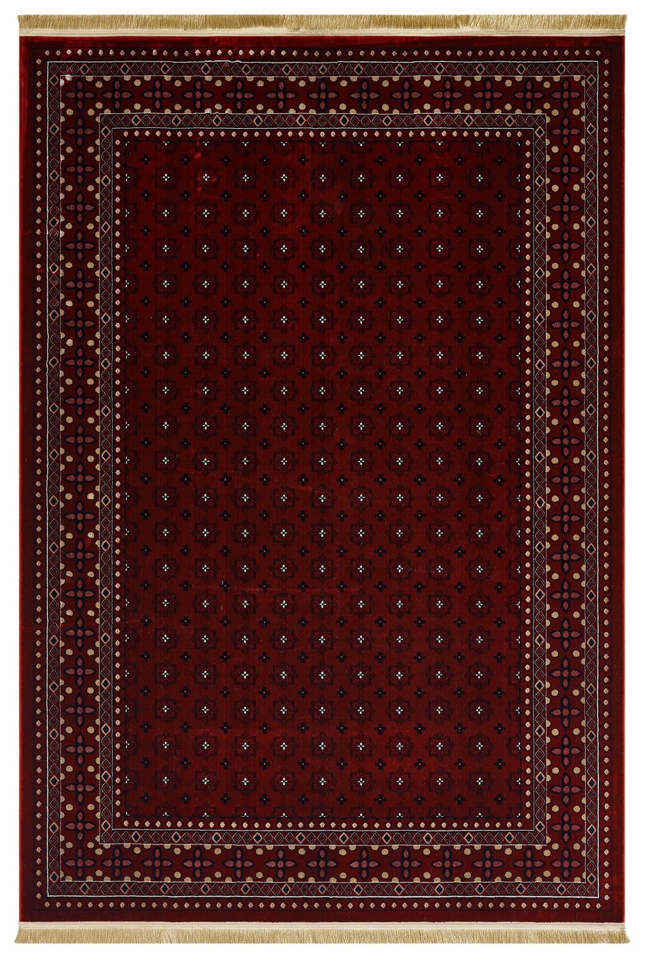 Asaryun Rugs - H3990A Turkish Maroon Rug for Your Home