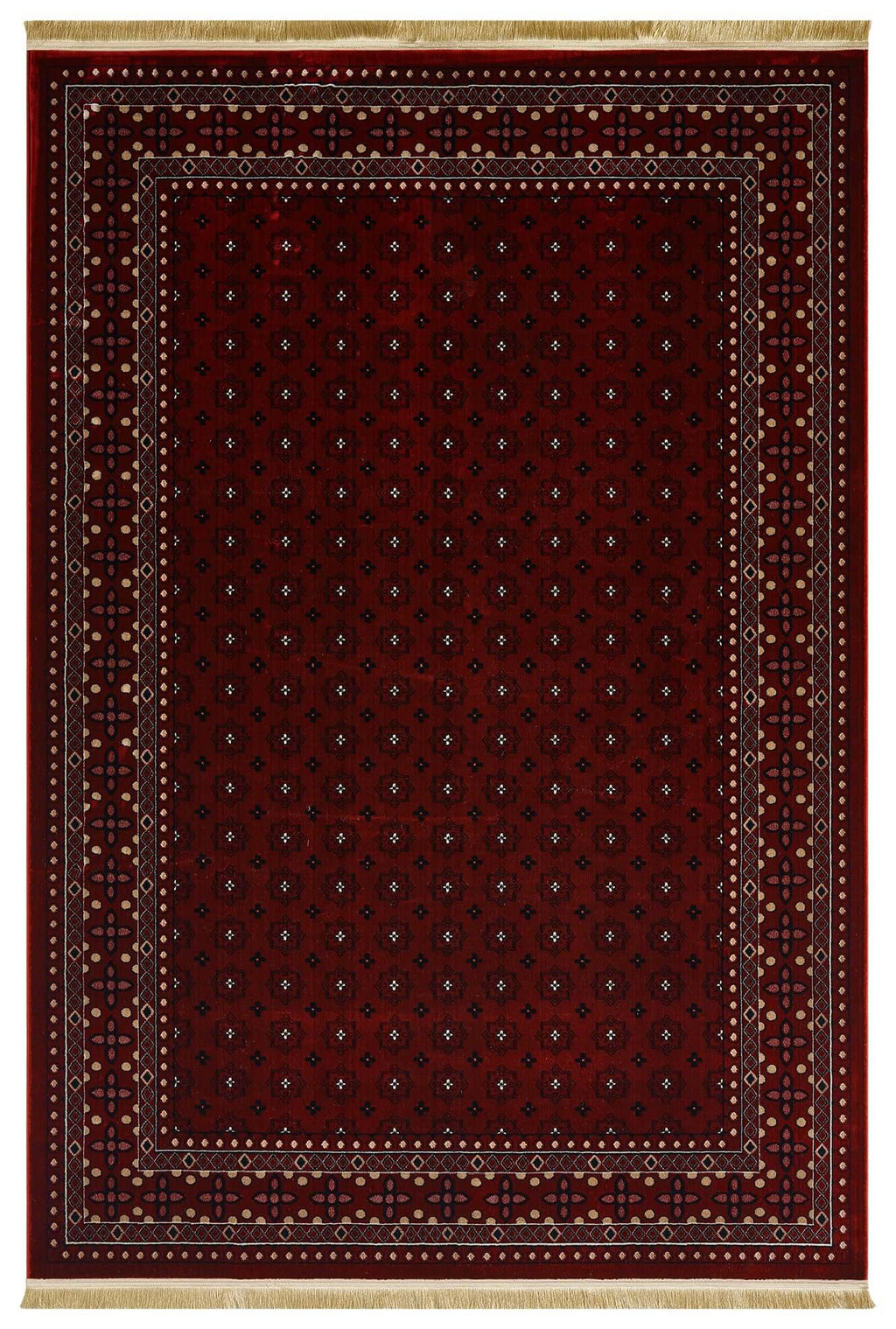 Asaryun Rugs - H3990A Turkish Maroon Rug for Your Home
