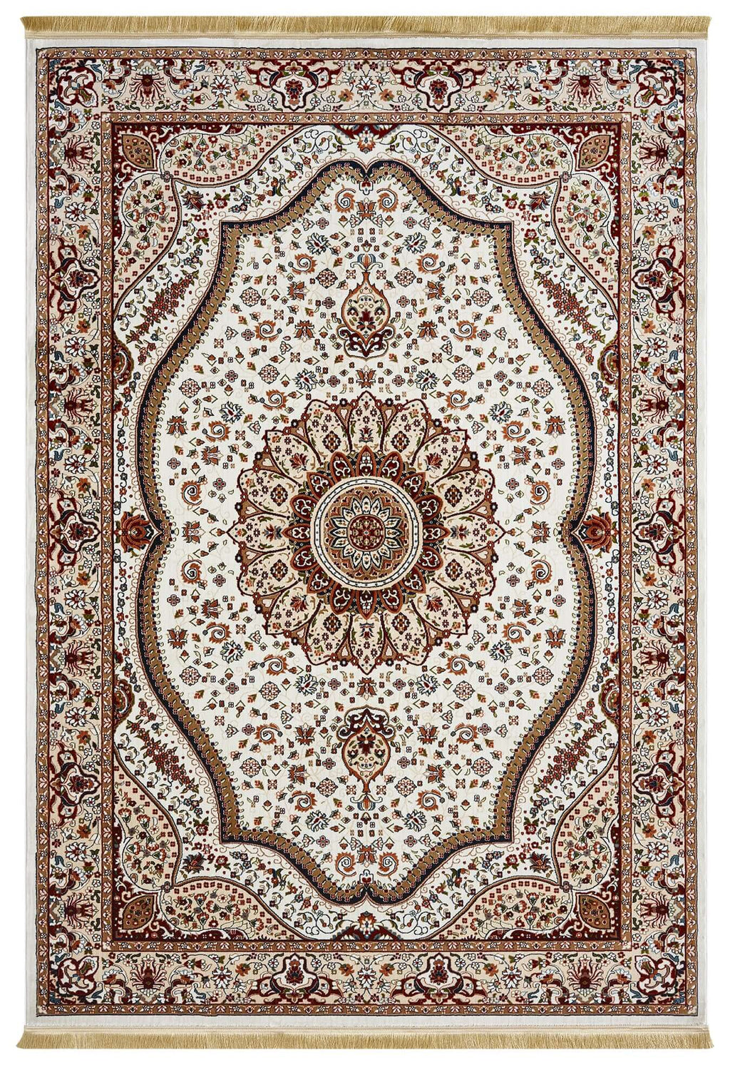 Asaryun Rugs H4158A Turkish Rug Cream - Elegant & Durable
