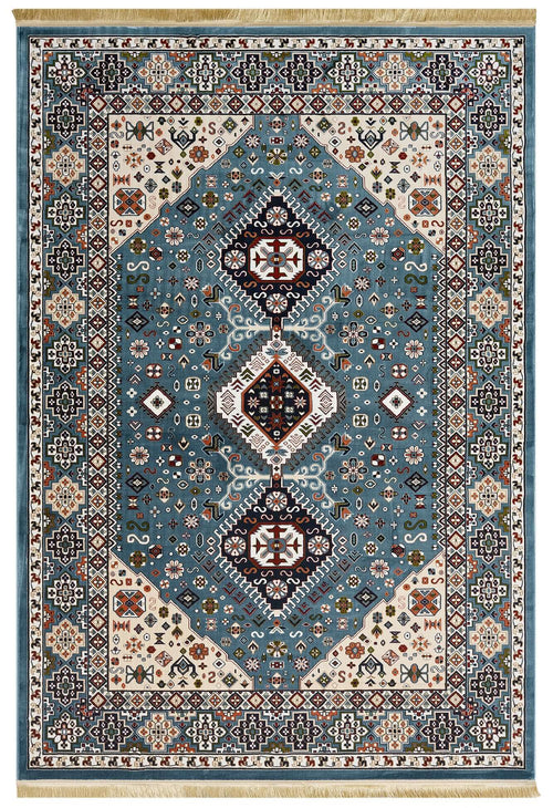 Asaryun Rugs H4320A Turkish Rug in Elegant Blue - Shop Now!
