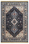 Asaryun Rugs H4320A - Elegant Turkish Style in Navy