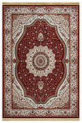 Asaryun Turkish Rug – H4158A Dark Red | Elegant Home Decor