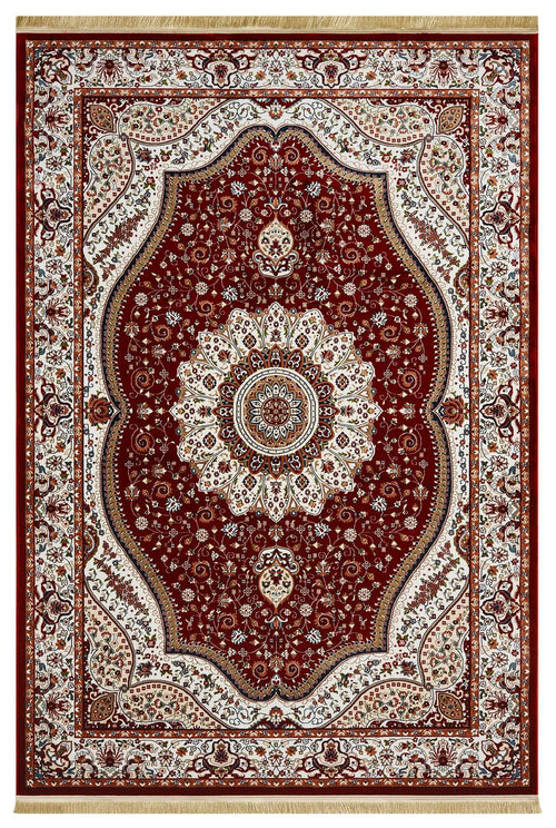 Asaryun Turkish Rug – H4158A Dark Red | Elegant Home Decor
