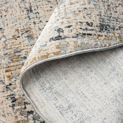 Aubrey 6738 Sand Round-This exquisite collection has all the hallmarks of a perfect combination of design, colour and texture. The modern take on traditional oriental patterns in this superb range are reflected beautifully on a durable, cross-woven pile u