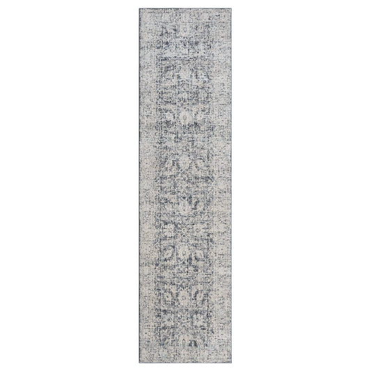 Aubrey 6739 Charcoal Runner-This exquisite collection has all the hallmarks of a perfect combination of design, colour and texture. The modern take on traditional oriental patterns in this superb range are reflected beautifully on a durable, cross-woven p