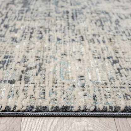Aubrey 6739 Charcoal Runner-This exquisite collection has all the hallmarks of a perfect combination of design, colour and texture. The modern take on traditional oriental patterns in this superb range are reflected beautifully on a durable, cross-woven p
