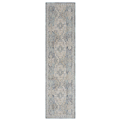 Aubrey 6752 Charcoal Runner-This exquisite collection has all the hallmarks of a perfect combination of design, colour and texture. The modern take on traditional oriental patterns in this superb range are reflected beautifully on a durable, cross-woven p