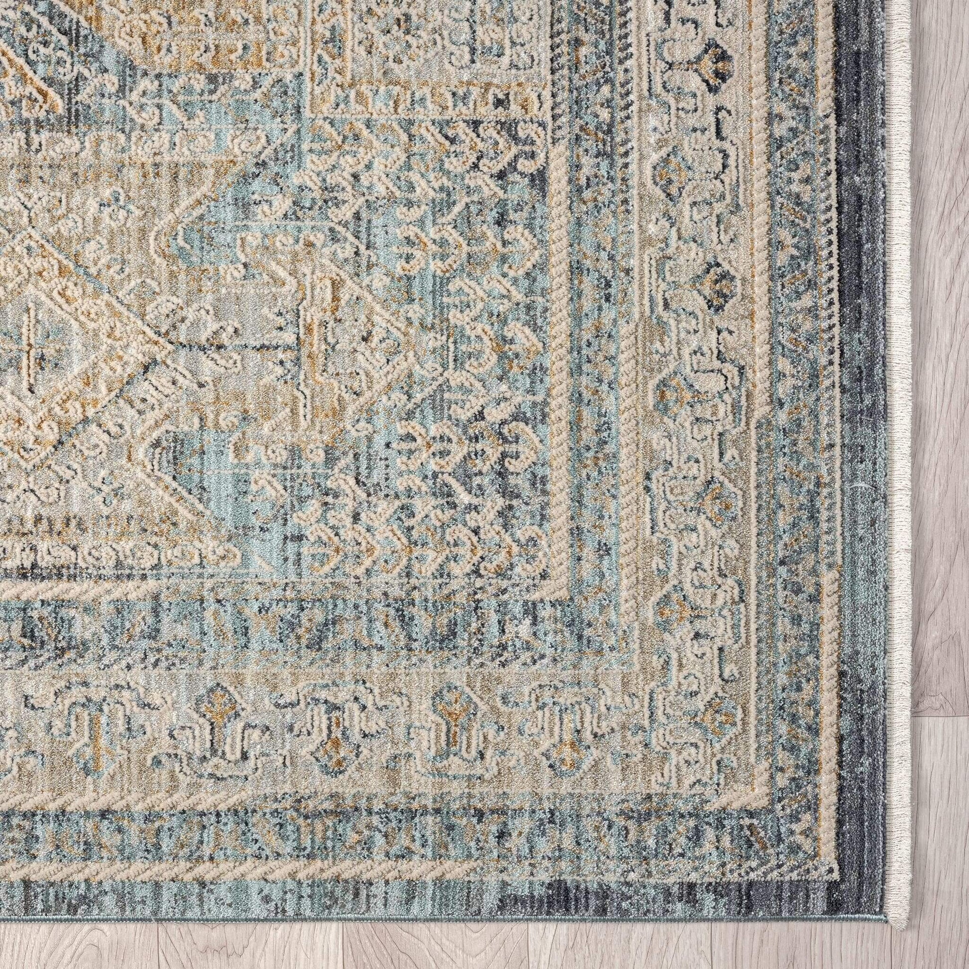 Aubrey 6752 Charcoal Runner-This exquisite collection has all the hallmarks of a perfect combination of design, colour and texture. The modern take on traditional oriental patterns in this superb range are reflected beautifully on a durable, cross-woven p