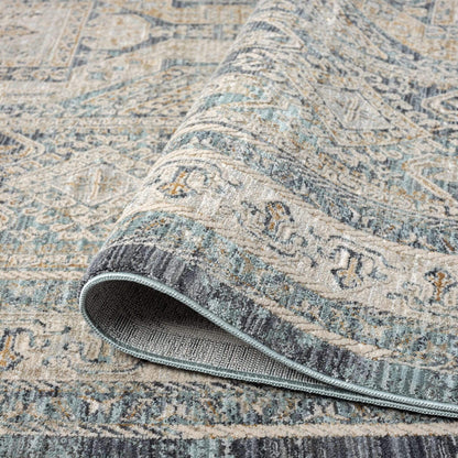 Aubrey 6752 Charcoal Runner-This exquisite collection has all the hallmarks of a perfect combination of design, colour and texture. The modern take on traditional oriental patterns in this superb range are reflected beautifully on a durable, cross-woven p