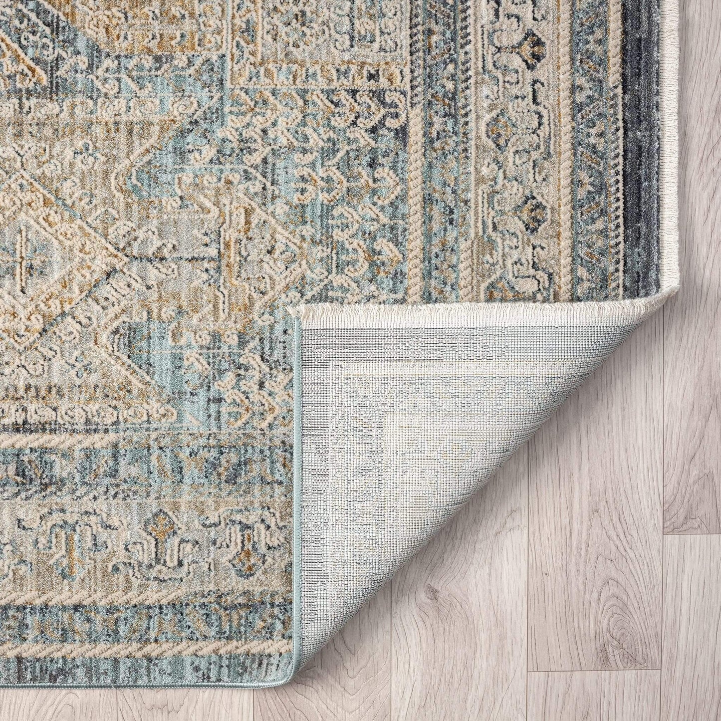 Aubrey 6752 Charcoal Runner-This exquisite collection has all the hallmarks of a perfect combination of design, colour and texture. The modern take on traditional oriental patterns in this superb range are reflected beautifully on a durable, cross-woven p