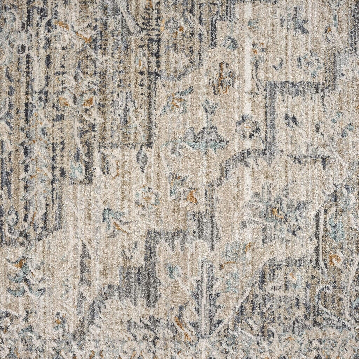Aubrey 6753 Taupe Runner-This exquisite collection has all the hallmarks of a perfect combination of design, colour and texture. The modern take on traditional oriental patterns in this superb range are reflected beautifully on a durable, cross-woven pile