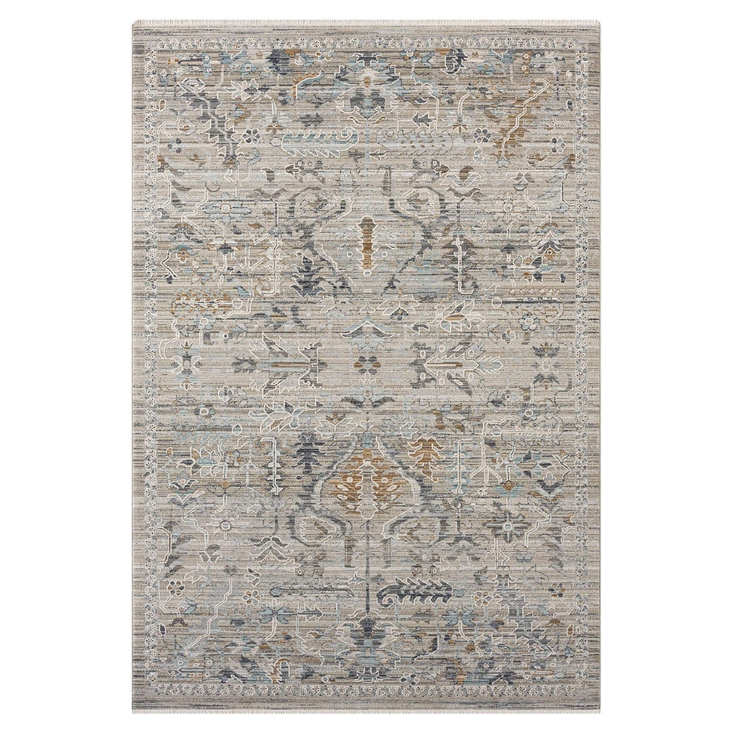 Aubrey 6755 Taupe-This exquisite collection has all the hallmarks of a perfect combination of design, colour and texture. The modern take on traditional oriental patterns in this superb range are reflected beautifully on a durable, cross-woven pile using