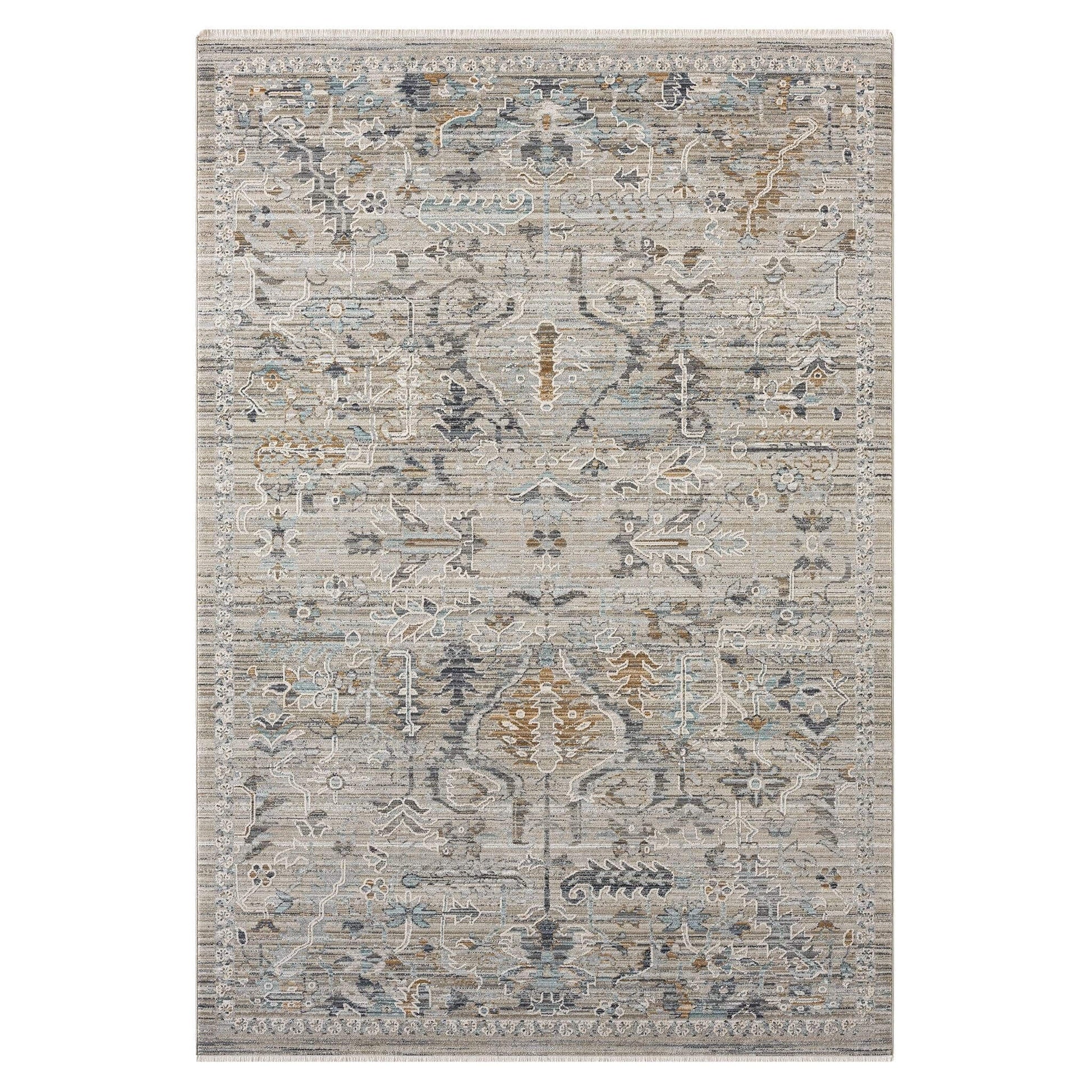 Aubrey 6755 Taupe-This exquisite collection has all the hallmarks of a perfect combination of design, colour and texture. The modern take on traditional oriental patterns in this superb range are reflected beautifully on a durable, cross-woven pile using