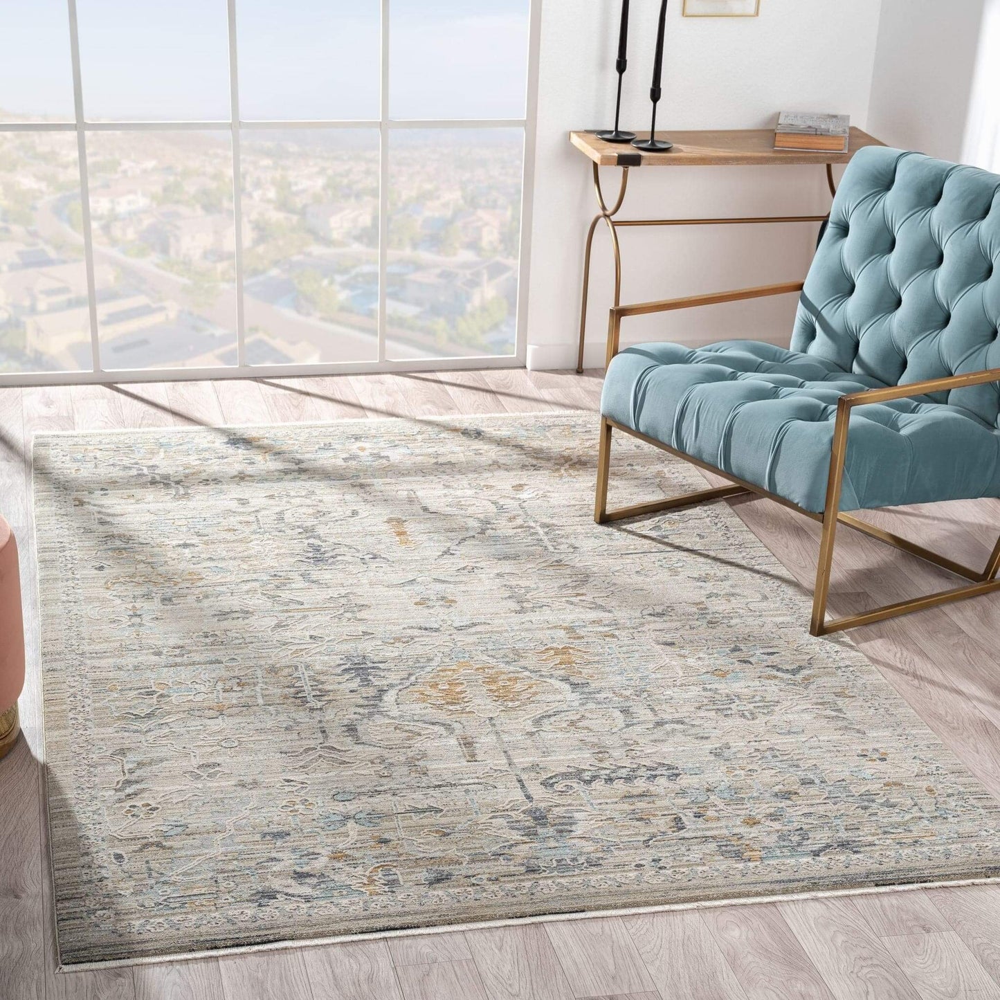 Aubrey 6755 Taupe-This exquisite collection has all the hallmarks of a perfect combination of design, colour and texture. The modern take on traditional oriental patterns in this superb range are reflected beautifully on a durable, cross-woven pile using