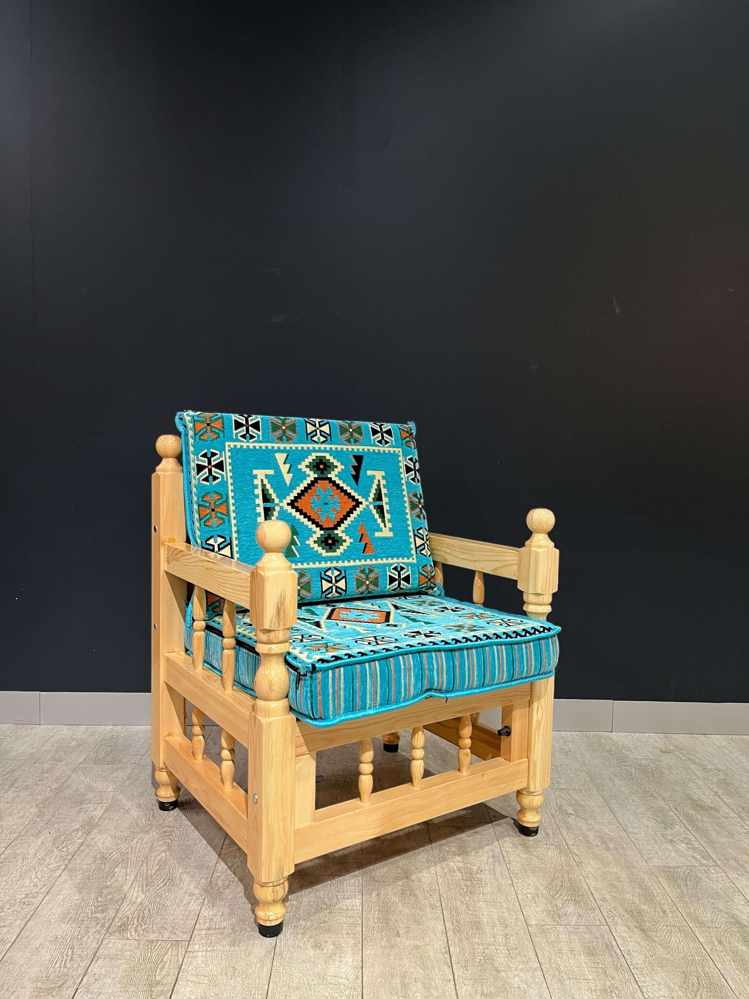 Authentic Armchair (Majlis Aqua Serenity)