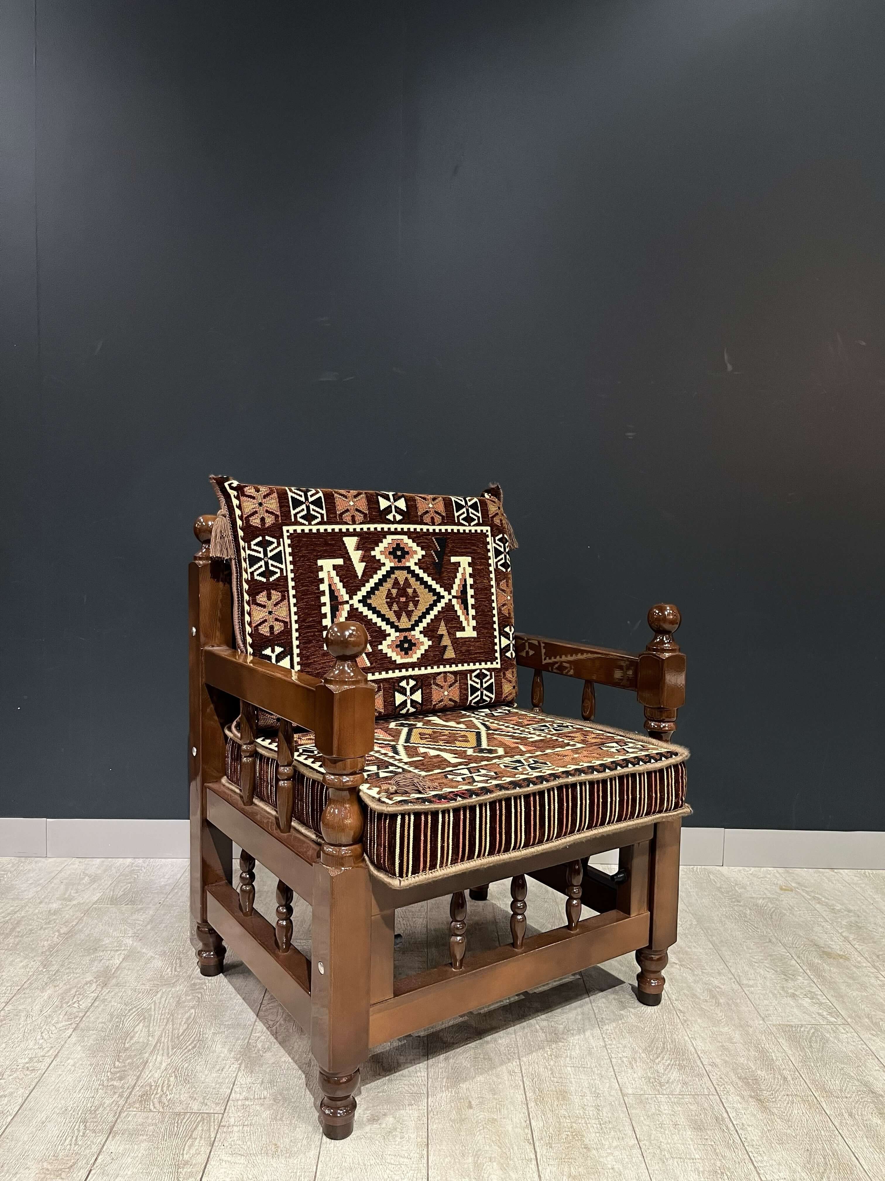 Authentic Armchair (Majlis Brown Serenity)