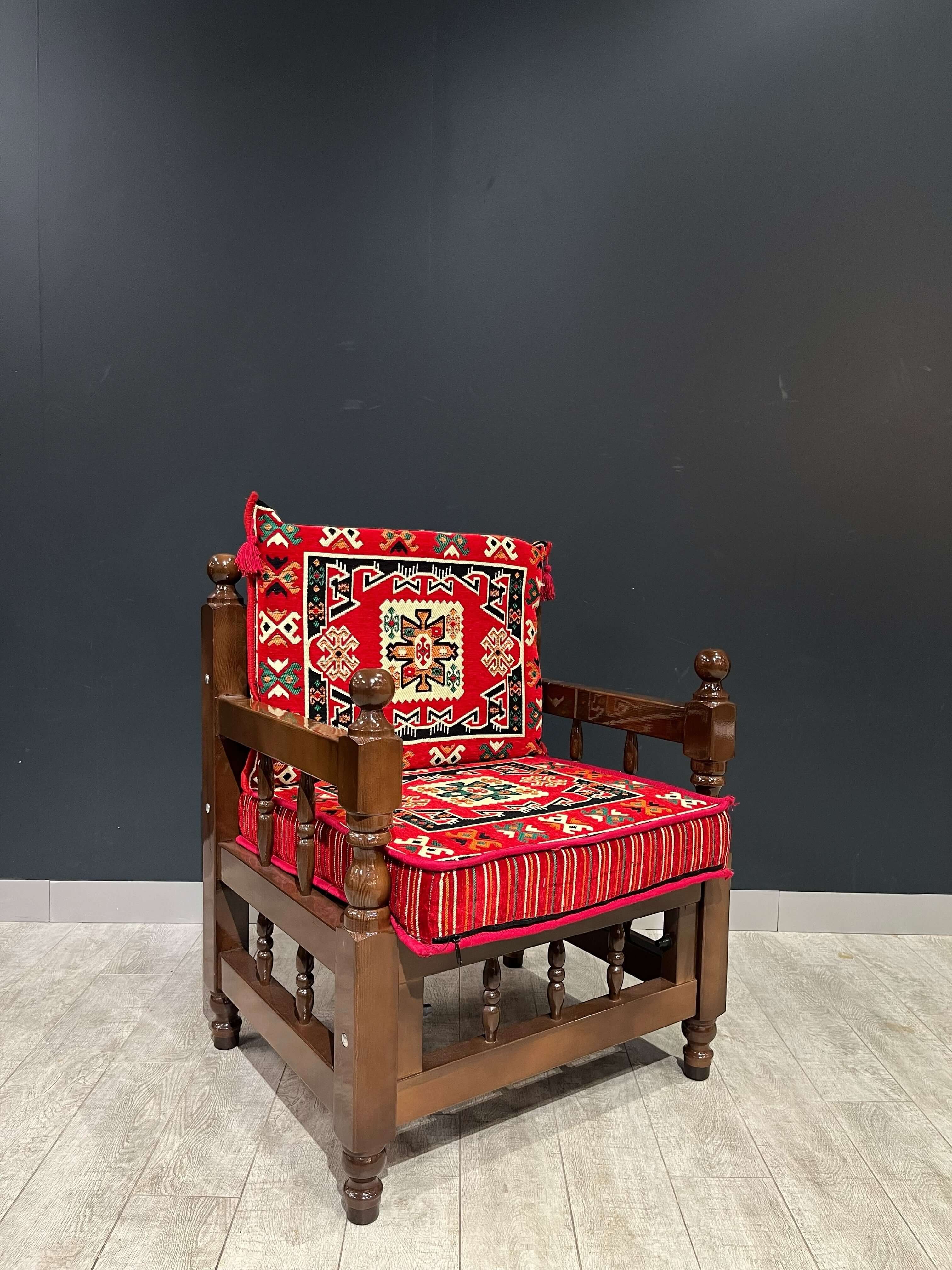 Authentic Armchair (Majlis Red Authentic)