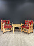 Authentic Coffee Table Set Serenity-Red