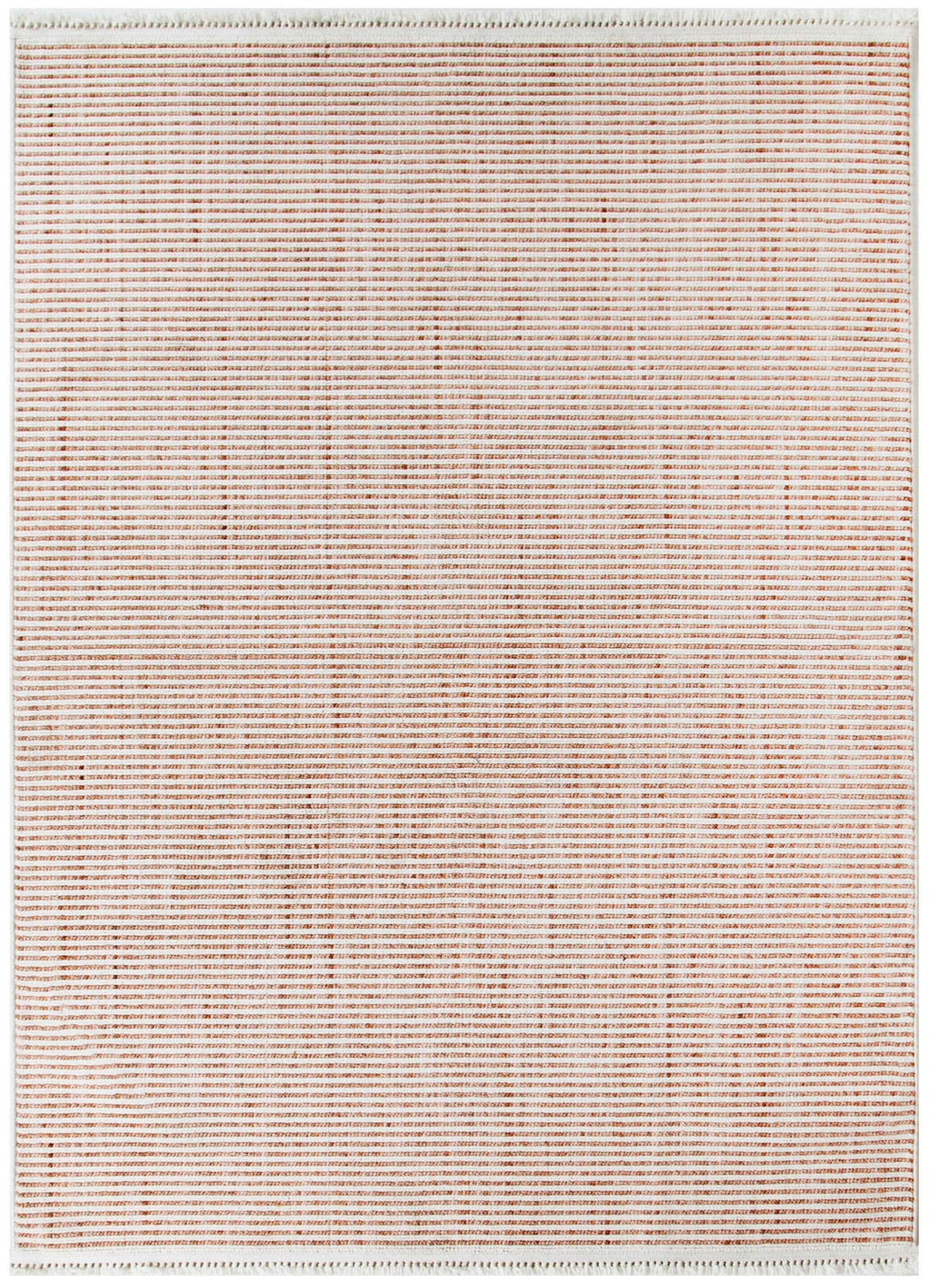 Berno Pink Ivory Loop Stripes Rug - B002 – view 2