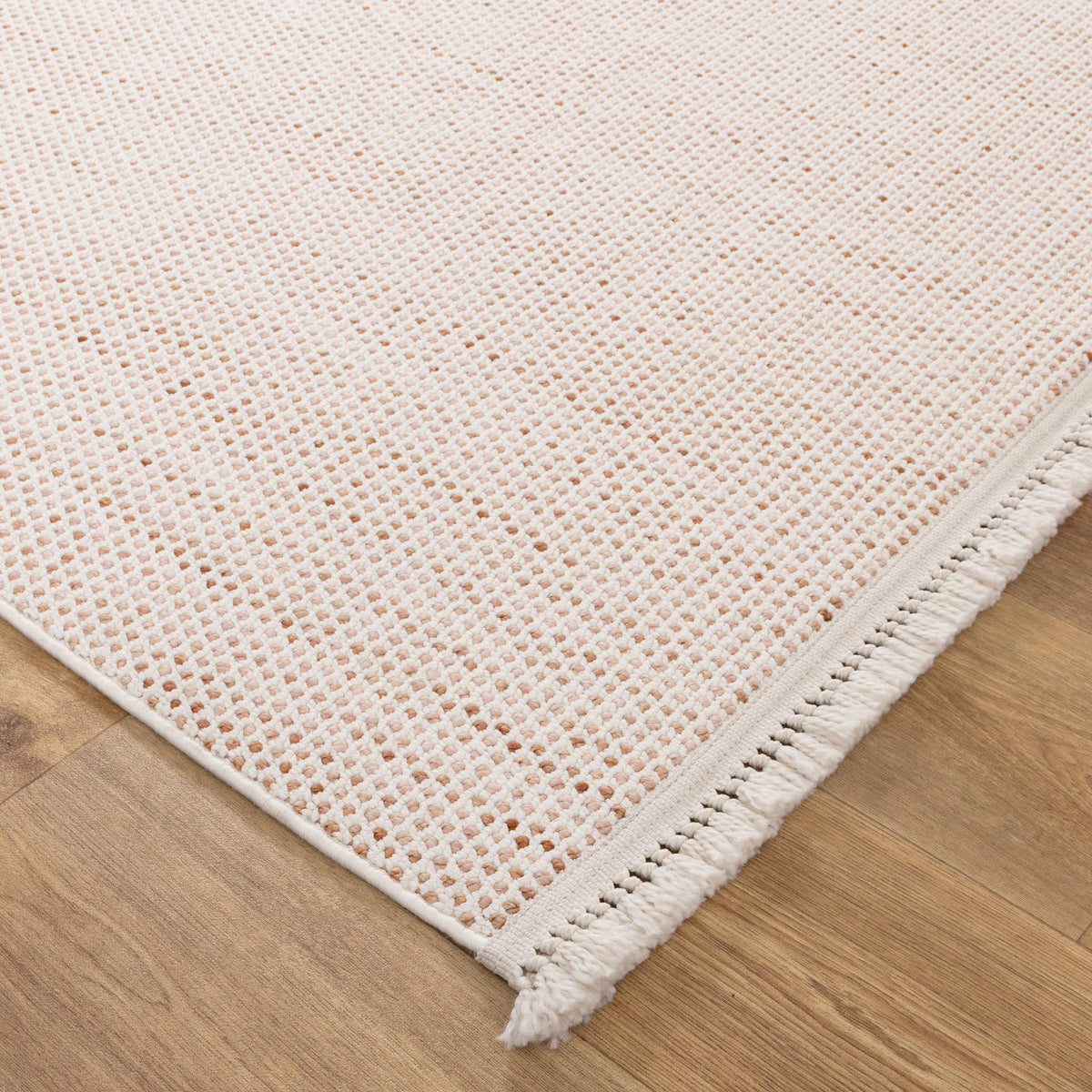Berno Ivory Pink Loop Rug - B003 – view 3