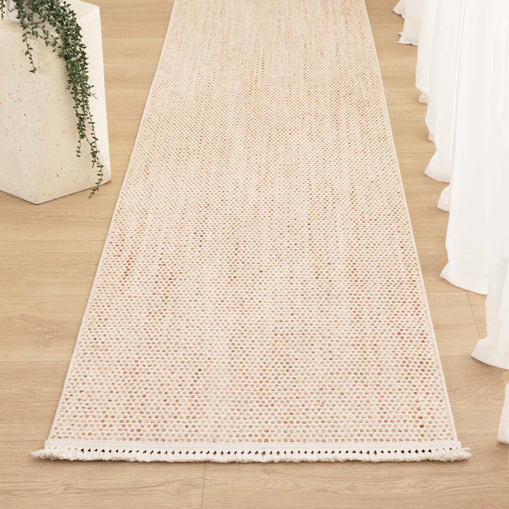 Berno Ivory Pink Loop Rug - B003 – view 8