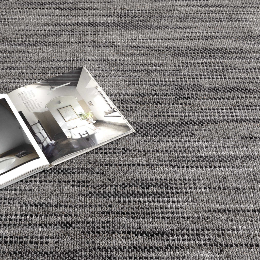 Berno Charcoal Loop Rug - B005 – view 5