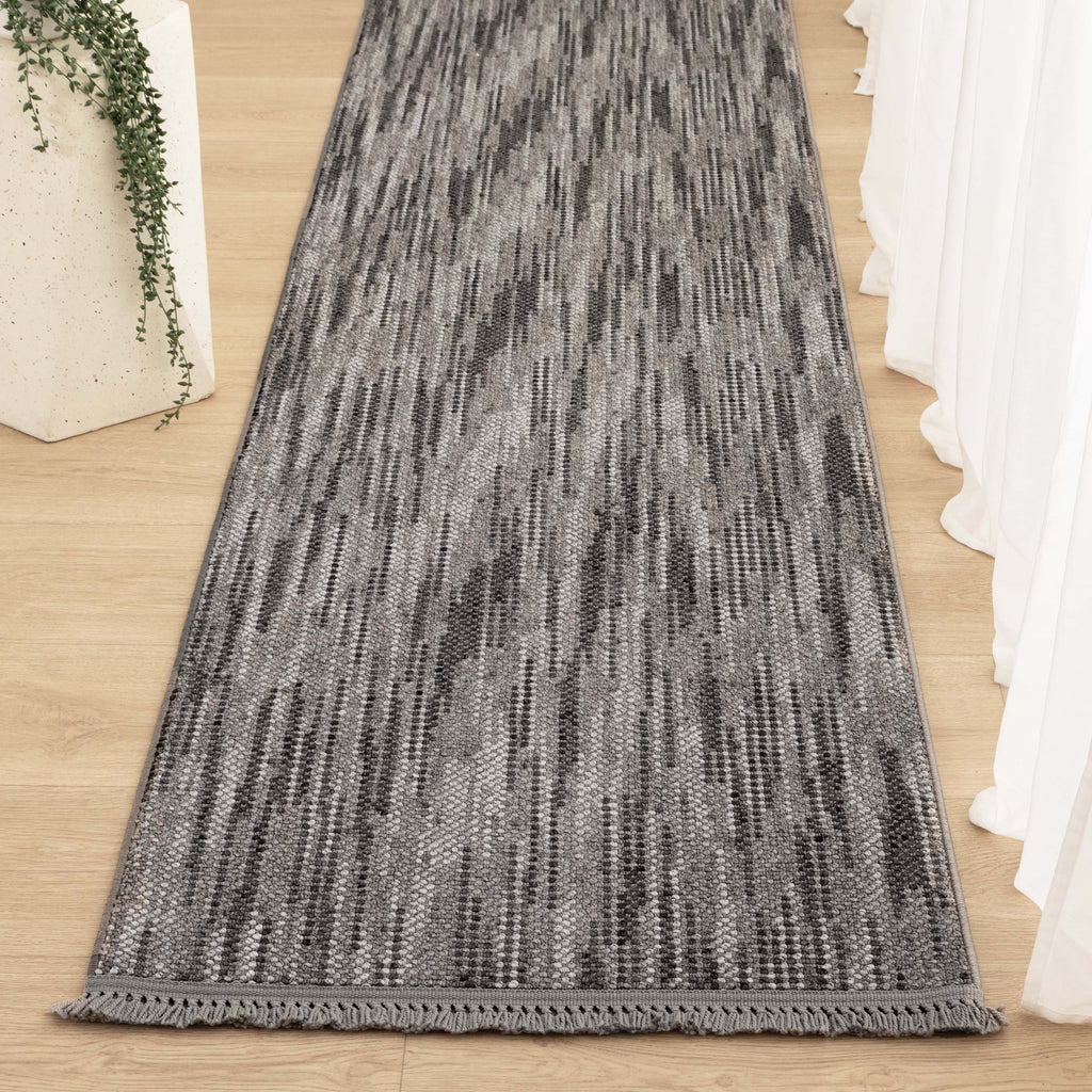 Berno Charcoal Loop Rug - B005 – view 8