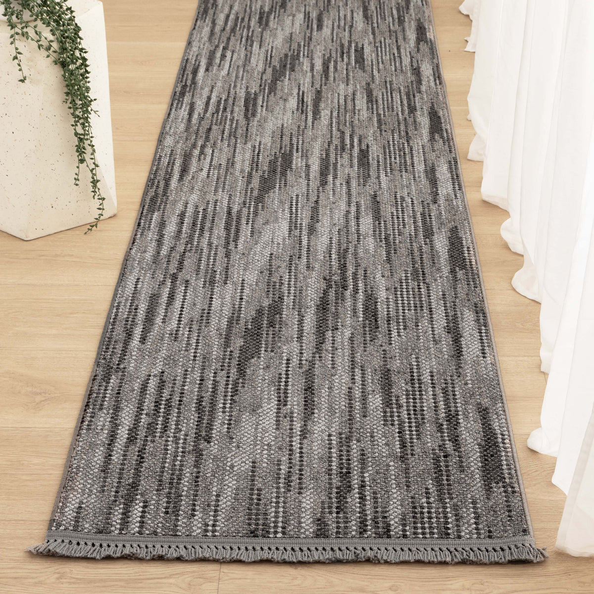 Berno Charcoal Loop Rug - B005 – view 8