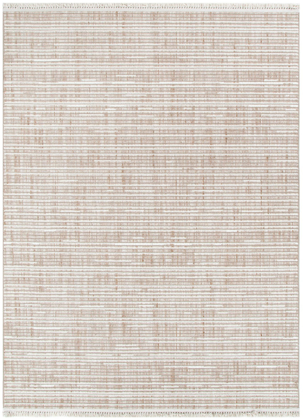Berno Beige Ivory Loop Lines Rug - B007 – view 2