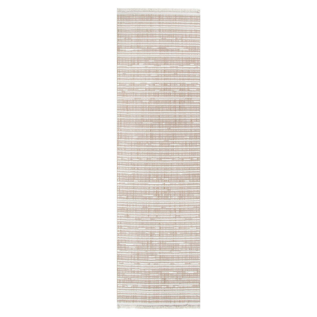 Berno Beige Ivory Loop Lines Rug - B007 – view 6