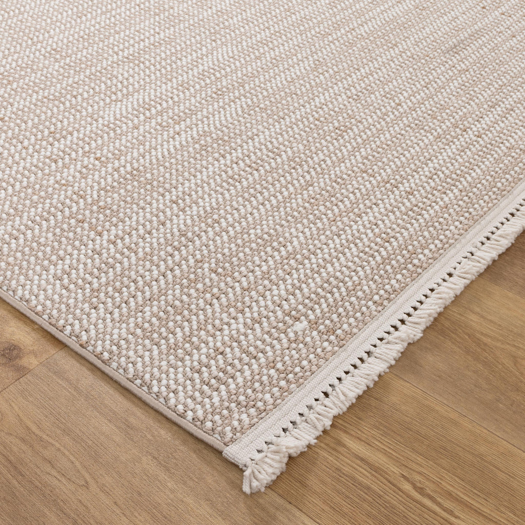 Berno Ivory Beige Loop Rug - B008 – view 3